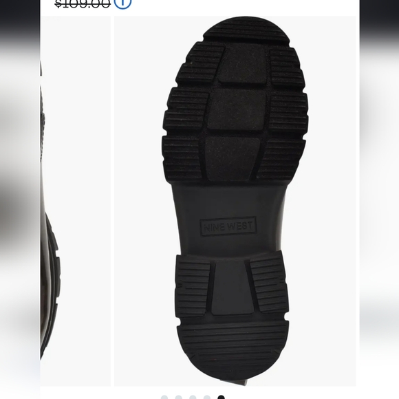 Nine West Kimma Pewter Chelsea Boots Sz 7.5 - Picture 3 of 9